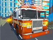 Play Fire City Truck Rescue Driving Simulator Game on FOG.COM