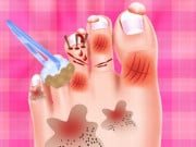 Play Baby Taylor Foot Treatment Game on FOG.COM