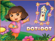 Play Dora Dot to Dot Game on FOG.COM