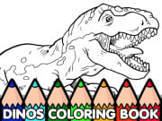Play Dinos Coloring Book Game on FOG.COM